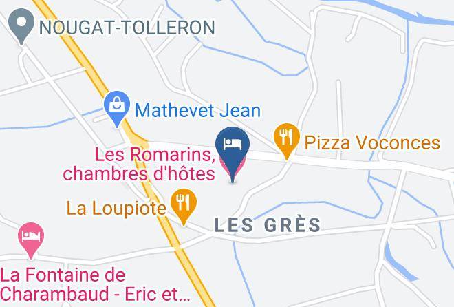 Vaucluse - Les Romarins Chambres D'hotes Maps