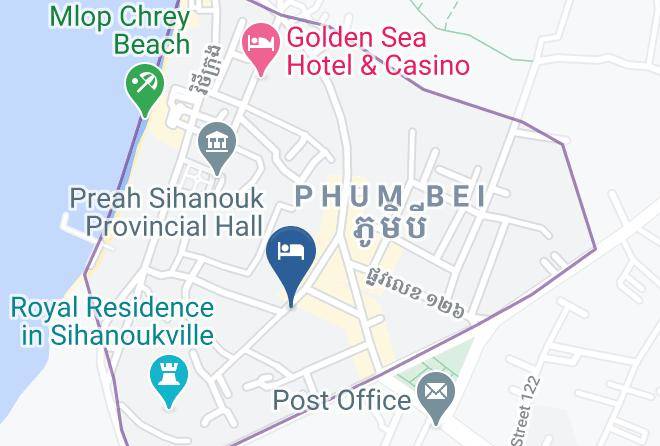 Preah Sihaknuk Town - Les Rougets Maps