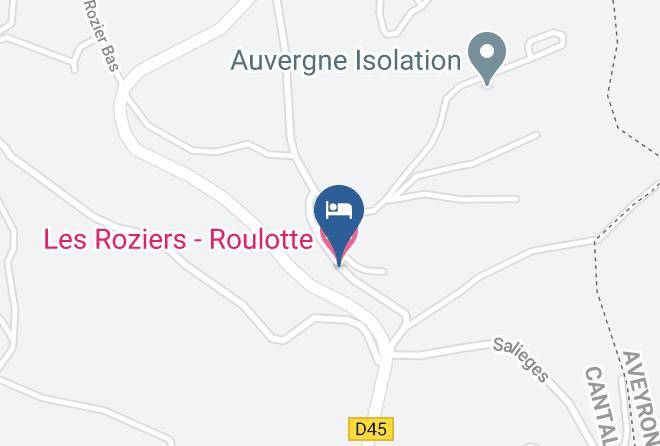 Cantal - Les Roziers Roulotte Maps