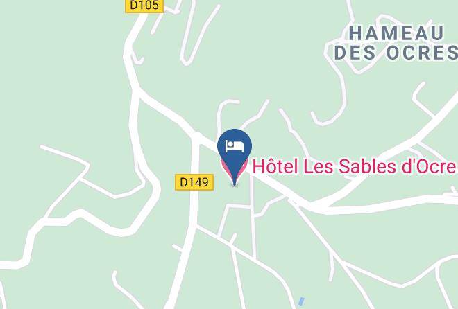 Vaucluse - Hotel Les Sables D'ocre Maps