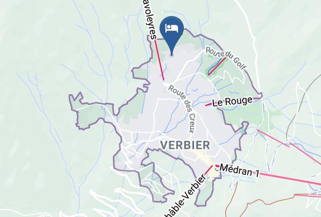 Les Sapins Bleus Map