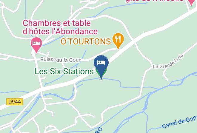 Hautes Alpes - Les Six Stations Maps
