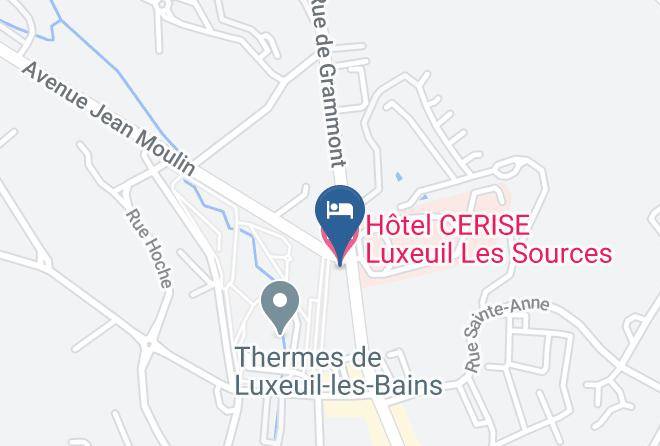 Haute Saone - Hotel Cerise Luxeuil Les Sources Maps