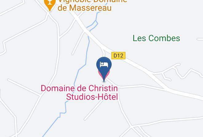 Gard - Domaine De Christin Studios Hotel Maps