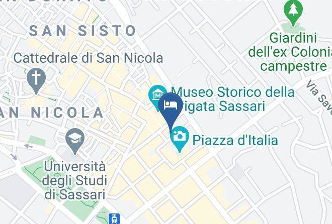 Sassari - Les Suite Royales Maps