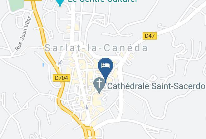 Les Suites Sarladaises Map