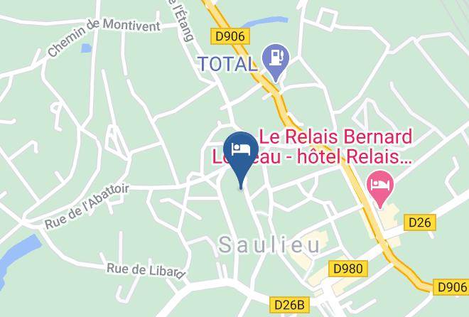 Cote D Or - Les Suites Saulieu Maps