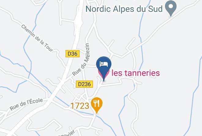 Les Tanneries Map