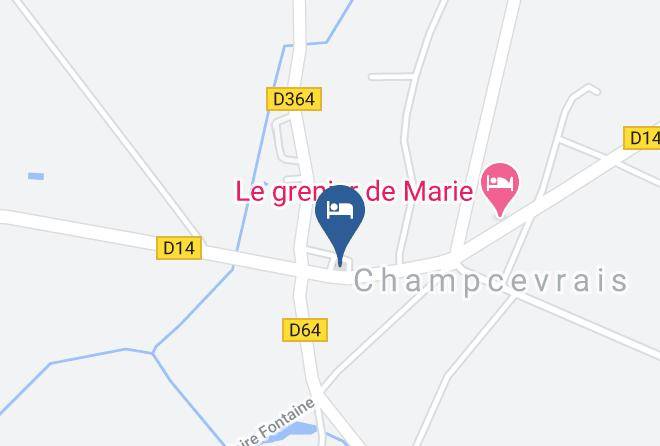 Les Terrages Le Champcevrais Map