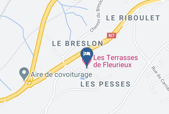 Rhone - Les Terrasses De Fleurieux Maps