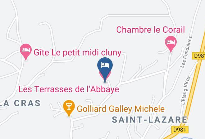 Saone Et Loire - Les Terrasses De L'abbaye Maps