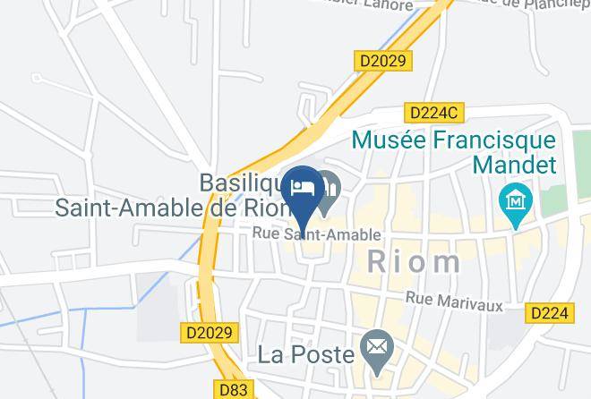 Puy De Dome - Les Terrasses De Massillon Chambres D'hotes Maps