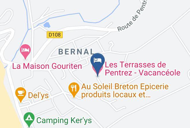 Finistere - Les Terrasses De Pentrez Vacanceole Maps