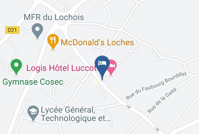 Indre Et Loire - Les Terrasses Du Luccotel Maps