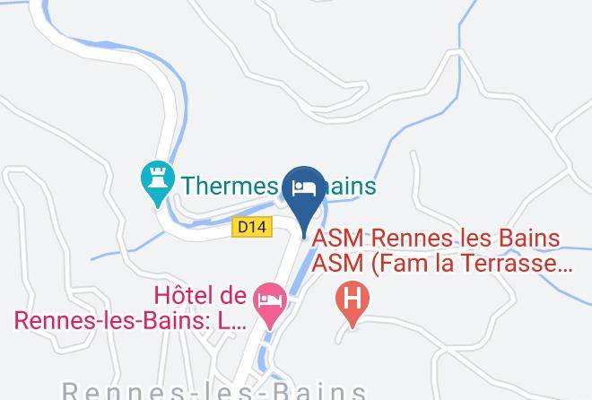 Aude - Les Thermes De Rennes Les Bains Maps