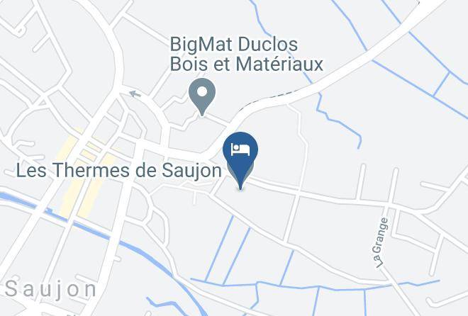 Les Thermes De Saujon Map