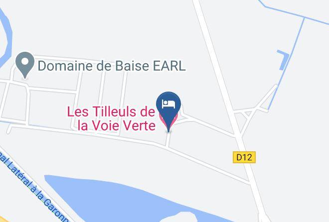 Lot Et Garonne - Les Tilleuls De La Voie Verte Maps