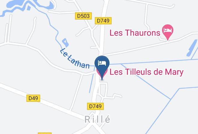 Indre Et Loire - Les Tilleuls De Mary Maps