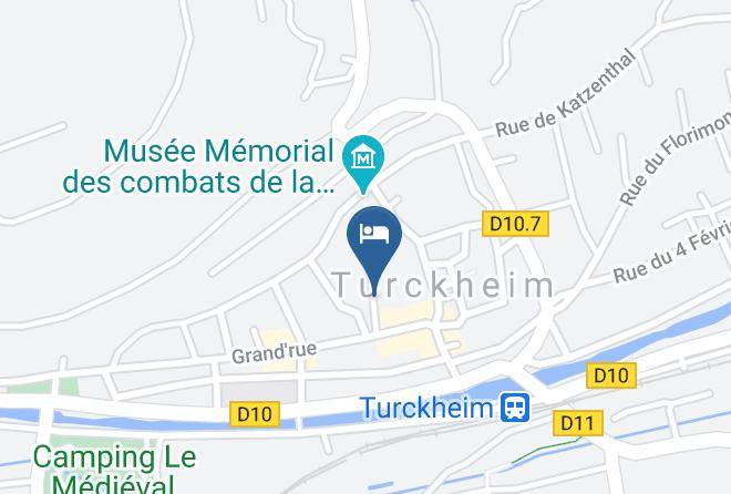Haut Rhin - Les Toits De Turckheim Maps