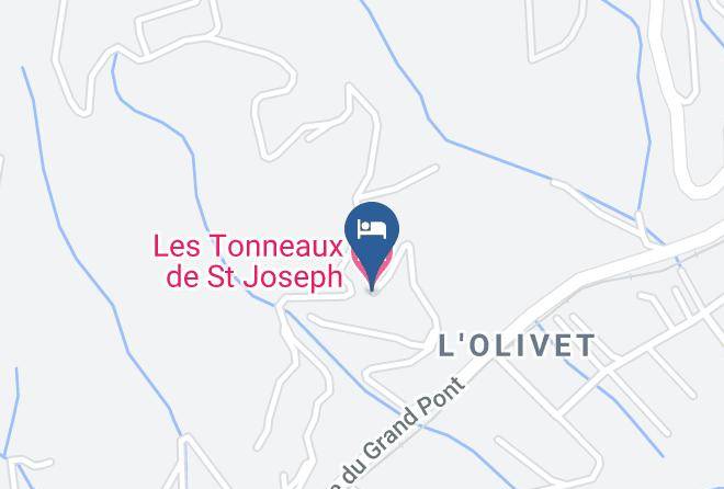 Ardeche - Les Tonneaux De St Joseph Maps