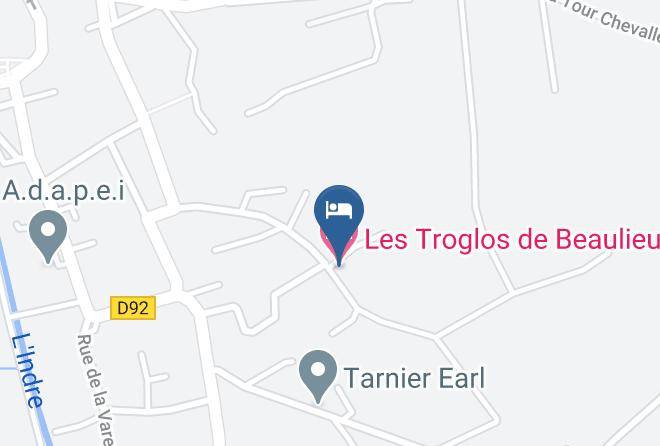 Indre Et Loire - Les Troglos De Beaulieu Maps