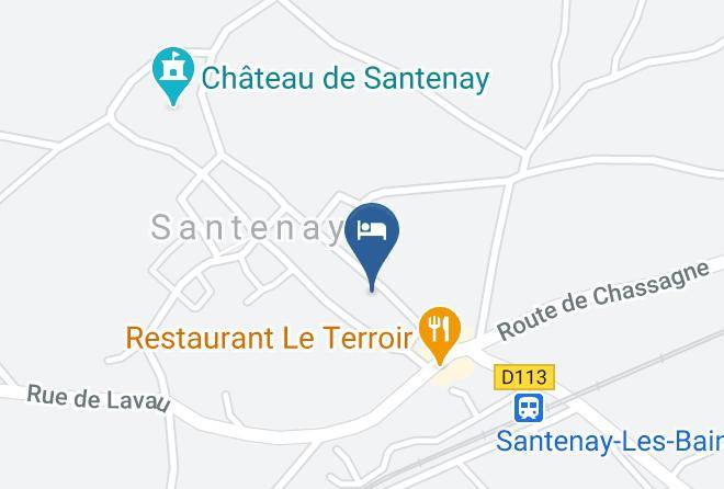 Cote D Or - Les Trois Croix Maps