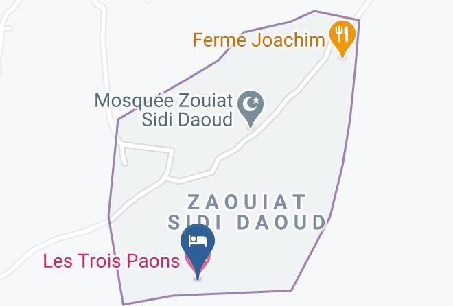 Souss Massa Draa - Les Trois Paons Maps
