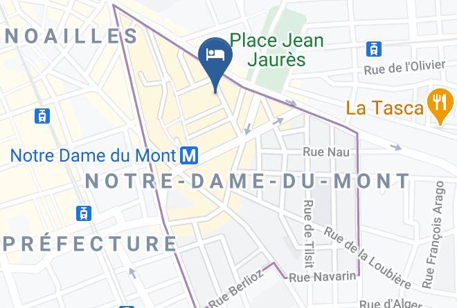 Bouches Du Rhone - Les Trois Rois Restaurant Cours Julien Maps