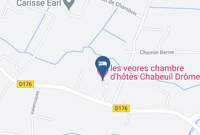 Drome - Les Veores Chambre D'hotes Chabeuil Drome Maps