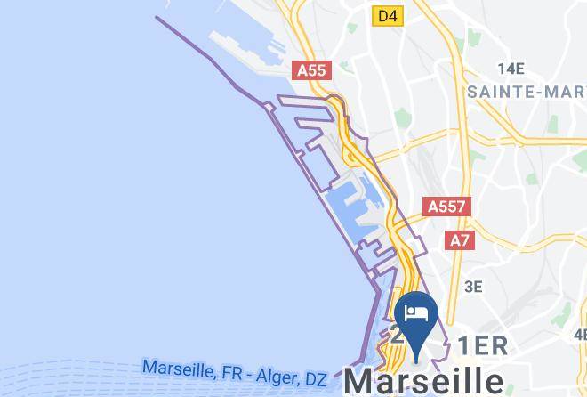 Bouches Du Rhone - Les Volets Bleus Vieux Port Maps