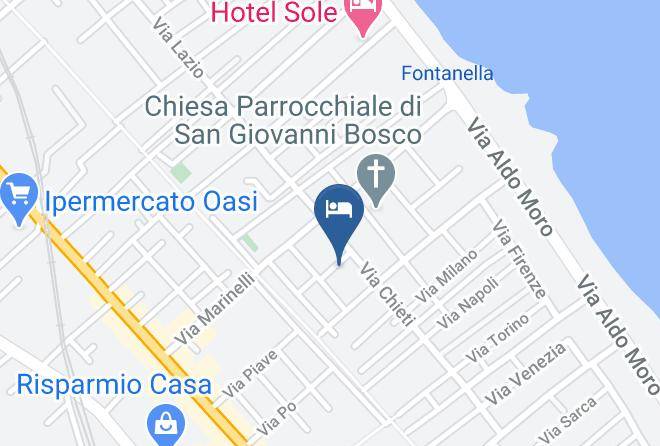 Pescara - Lesedea Bed&breakfast Maps
