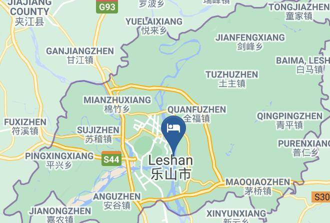 Leshan - Leshan Golden Leaf Express Hotel Maps