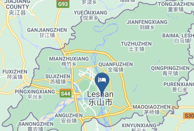 Leshan - Leshan Golden Taoyuan Hotel Maps