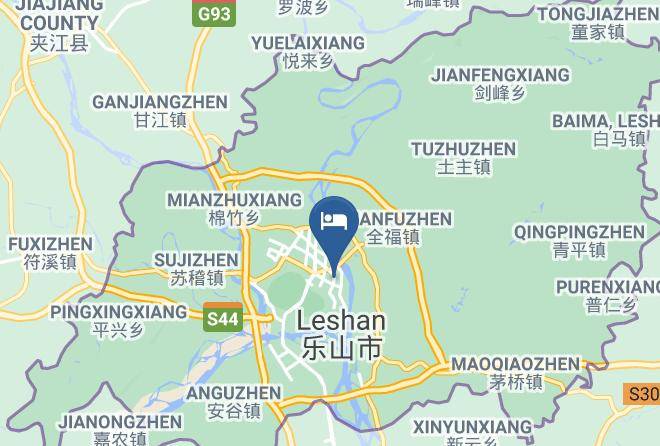 Leshan - Leshan Jinshang Business Hotel Maps