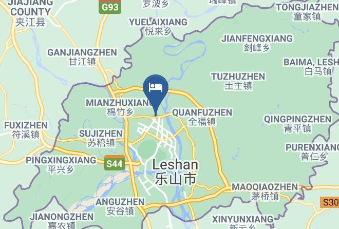 Leshan - Leshan Jintai Holiday Hotel Maps
