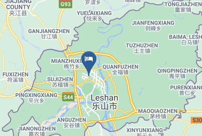 Leshan - Leshan Shangshanju Hotel Maps