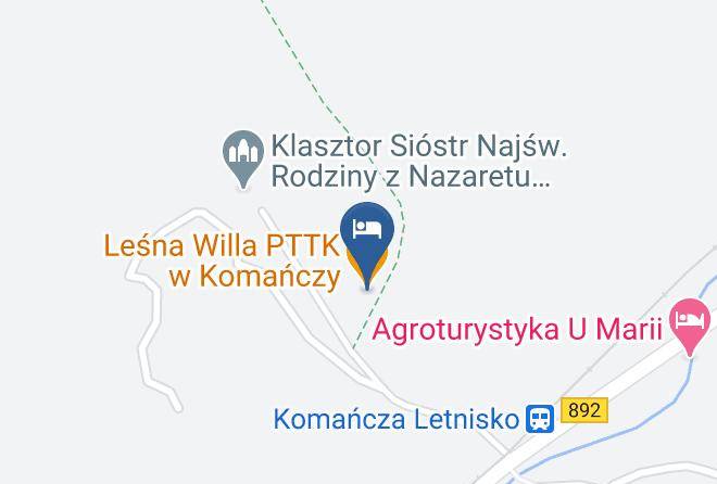 Sanocki - Lesna Willa Pttk W Komanczy Maps
