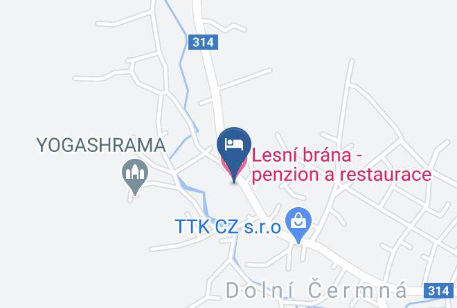 Usti Nad Orlici - Lesni Brana Penzion A Restaurace Maps