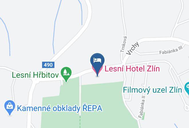 Zlin - Lesni Hotel Zlin Maps