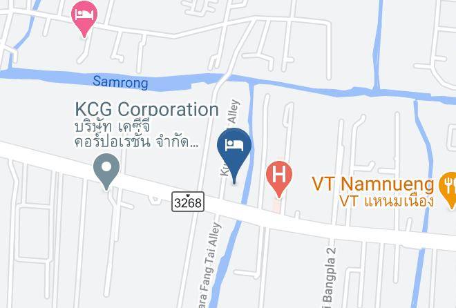 Amphoe Bang Phli - Letana Hotel Maps