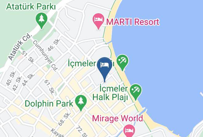 Marmaris - L'etoile Beach Hotel Maps