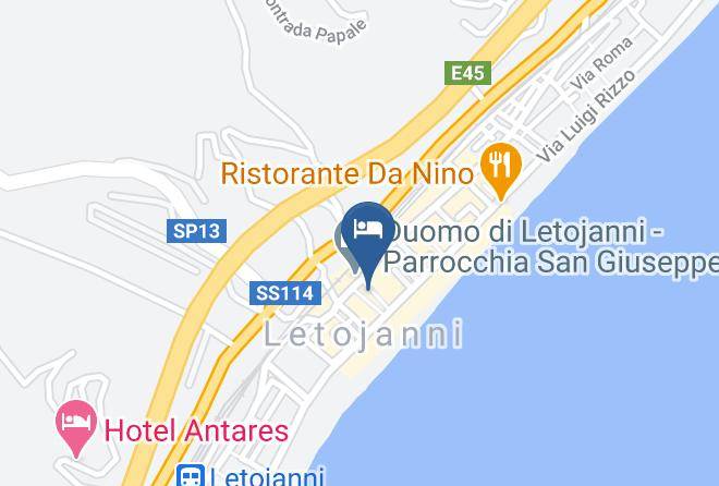 Messina - Letojanni Maps