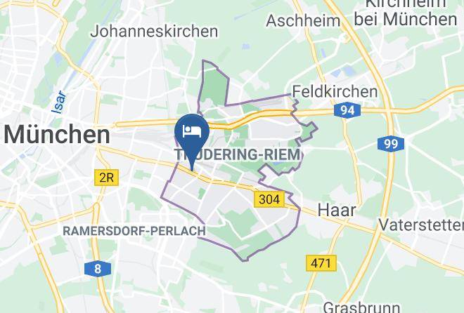 Letomotel Munchen City Ost Map