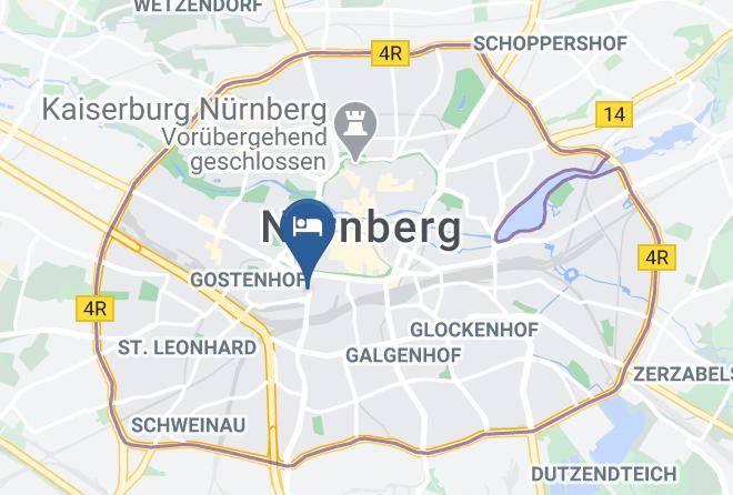 Nuremberg - Letomotel Nurnberg City Maps