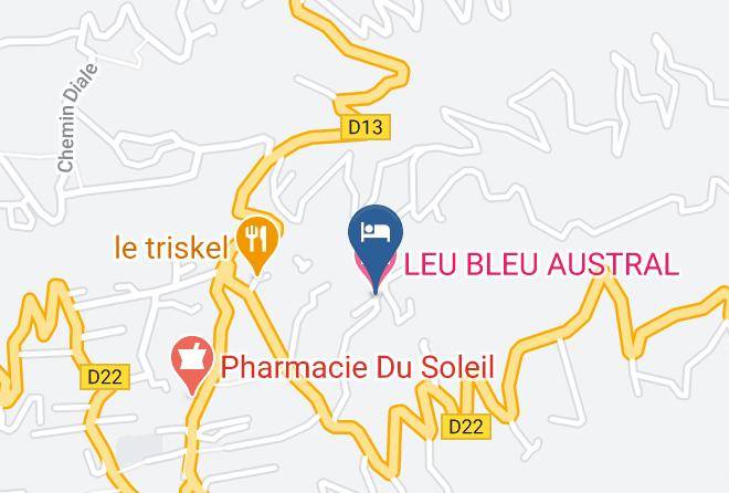 Saint Leu - Leu Bleu Austral Maps
