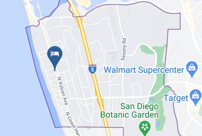 San Diego - Leucadia Beach Inn Maps