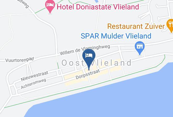 Vlieland - Leut Koffiebar & Logies Maps