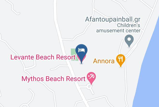 Levante Beach Resort Map