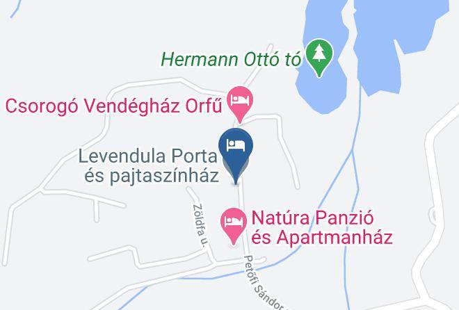 Orfu - Levendula Porta Es Pajtaszinhaz Maps