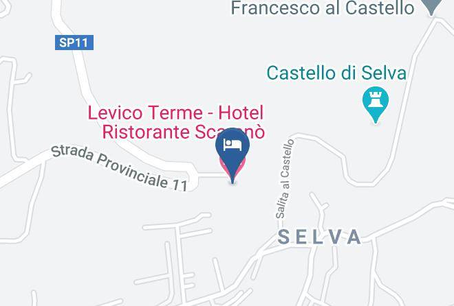 Trento - Levico Terme Hotel Ristorante Scarano Maps